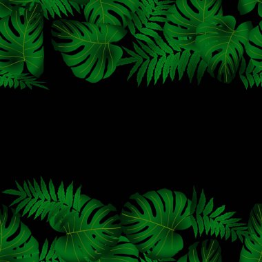 Vektörsüz tropikal desen