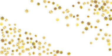 Altın konfeti arka planı.