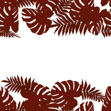 Vektörsüz tropikal desen