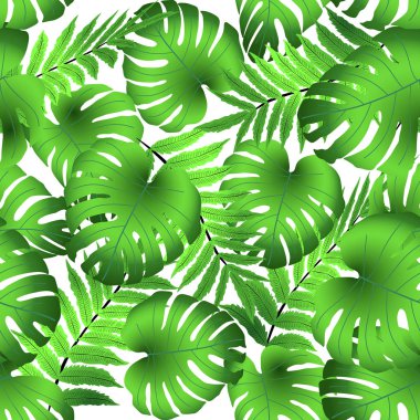 Vektörsüz tropikal desen