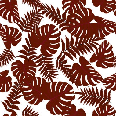 Vektörsüz tropikal desen