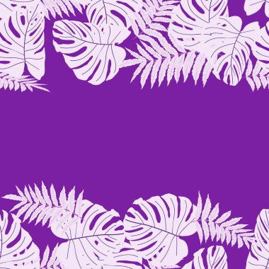 Vektörsüz tropikal desen