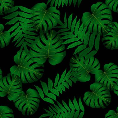 Vektörsüz tropikal desen