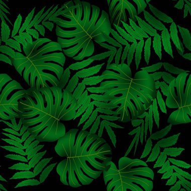 Vektörsüz tropikal desen