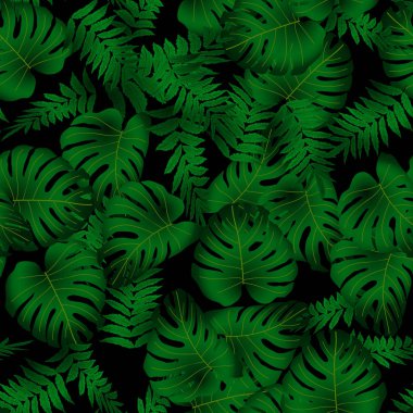 Vektörsüz tropikal desen