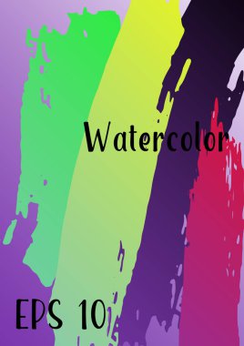 Vektör suluboya arkaplan.