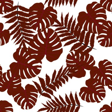 Vektörsüz tropikal desen