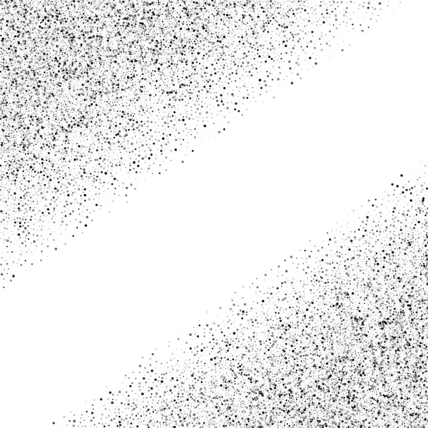 Silbernes Glitzerkonfetti auf weißem Hintergrund. — Stockvektor
