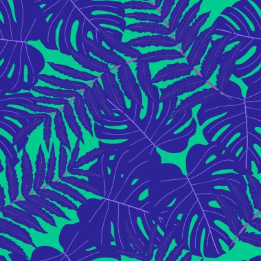 Vektörsüz tropikal desen