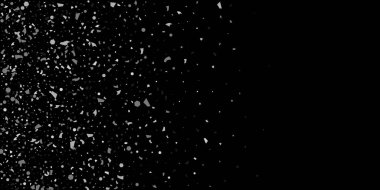 Bir siyah gümüş parçacıkları glitter