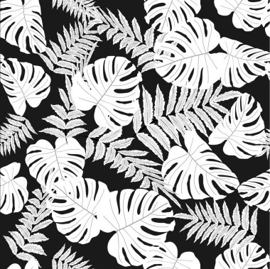 Vektörsüz tropikal desen