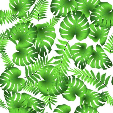 Vektörsüz tropikal desen