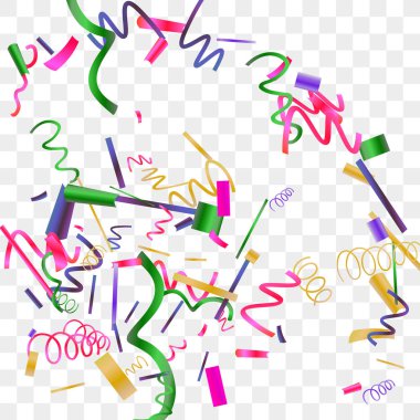 Renkli konfeti parlak ışıltı.