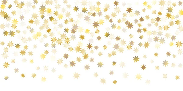 Golden casual confettis fond. — Image vectorielle