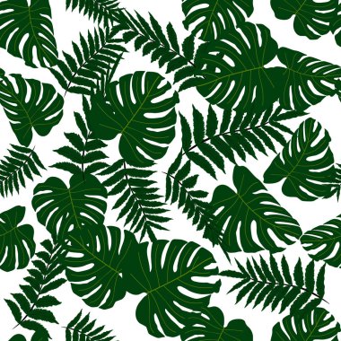 Vektörsüz tropikal desen