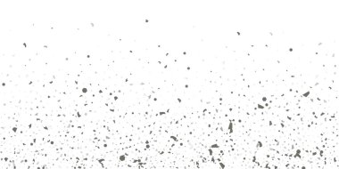 Beyaz arka planda gümüş simli konfeti.