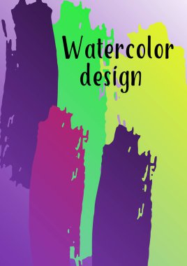 Vektör suluboya arkaplan.