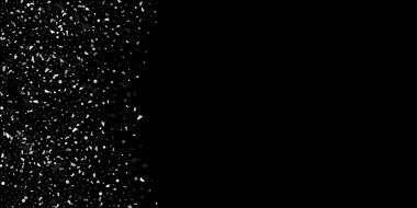 Bir siyah gümüş parçacıkları glitter