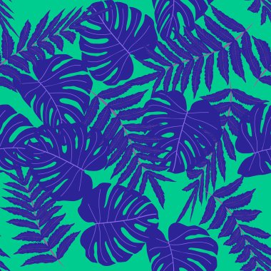 Vektörsüz tropikal desen
