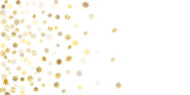 Altın konfeti arka planı.