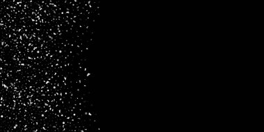 Bir siyah gümüş parçacıkları glitter