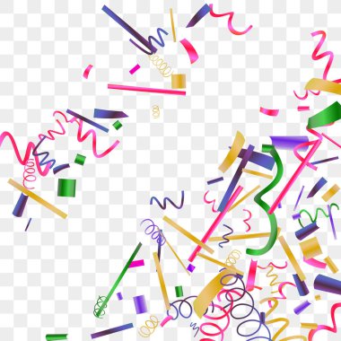 Renkli konfeti parlak ışıltı.