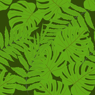 Vektörsüz tropikal desen