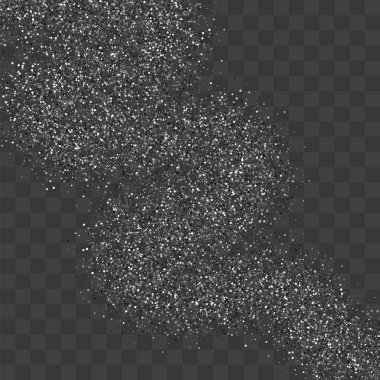 Gümüş parıltılı konfeti.
