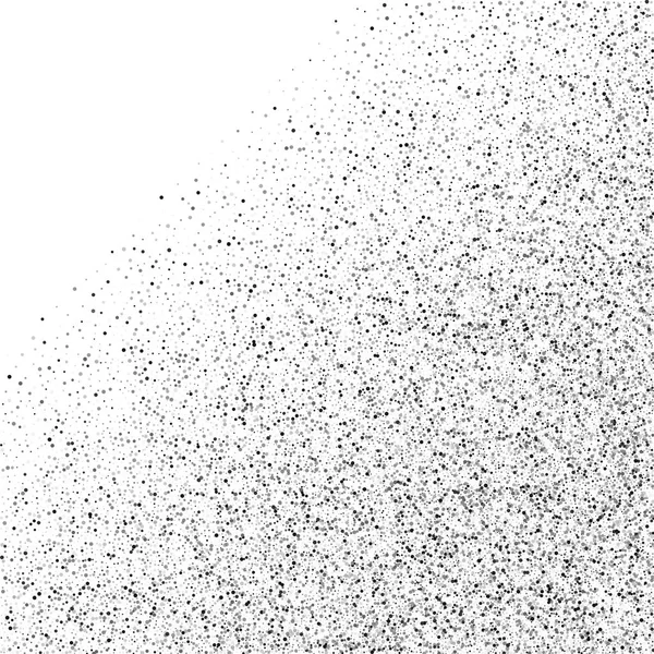 Silver glitter confetti on a white background. — Stock Vector