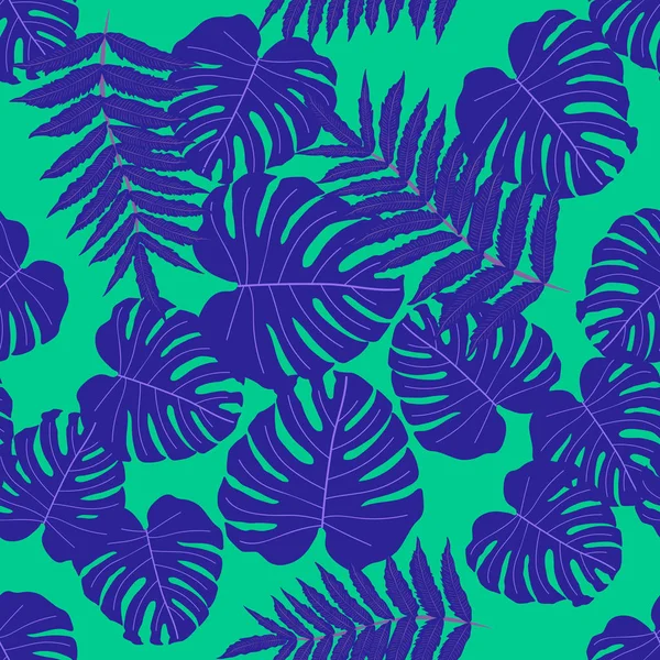 Modèle tropical sans couture vectoriel — Image vectorielle