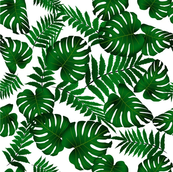 Vektörsüz tropikal desen