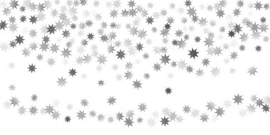 Beyaz bir arka plan üzerinde sabit yıldız.