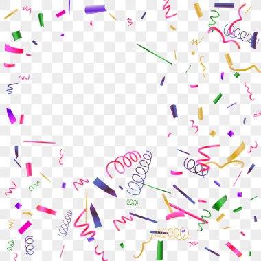 Renkli konfeti parlak ışıltı.