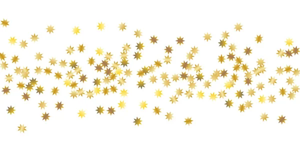 Golden casual confettis fond. — Image vectorielle