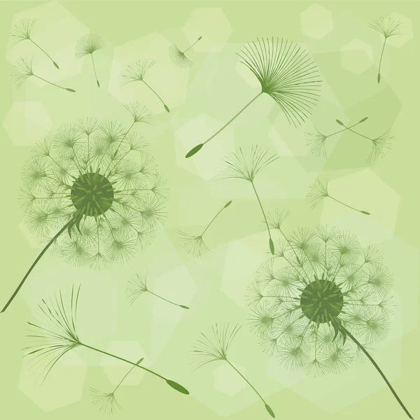 Bir karahindiba tasarımı için arka plan. 