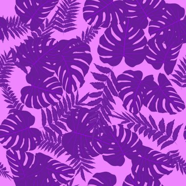 Vektörsüz tropikal desen