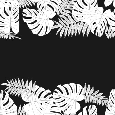 Vektörsüz tropikal desen