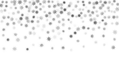 Beyaz bir arka plan üzerinde sabit yıldız.