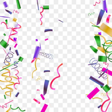 Renkli konfeti parlak ışıltı.