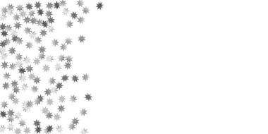 Beyaz bir arka plan üzerinde sabit yıldız.