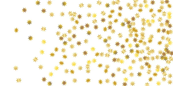 Golden casual confettis fond. — Image vectorielle