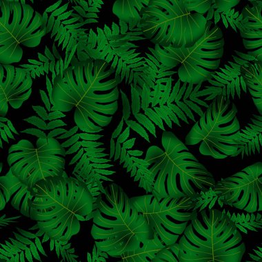 Vektörsüz tropikal desen