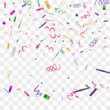 Renkli konfeti parlak ışıltı.