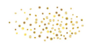 Altın konfeti arka planı.