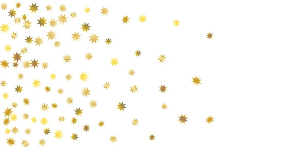 Golden casual confettis fond. — Image vectorielle