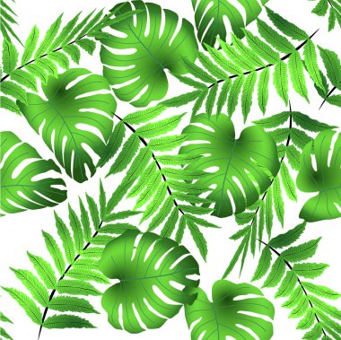 Vektörsüz tropikal desen