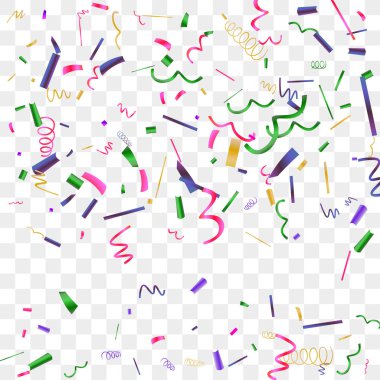 Renkli konfeti parlak ışıltı.