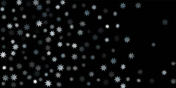 Estrella de plata abstracta de confeti. — Vector de stock