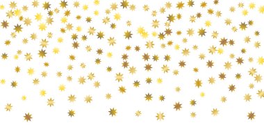 Altın konfeti arka planı.