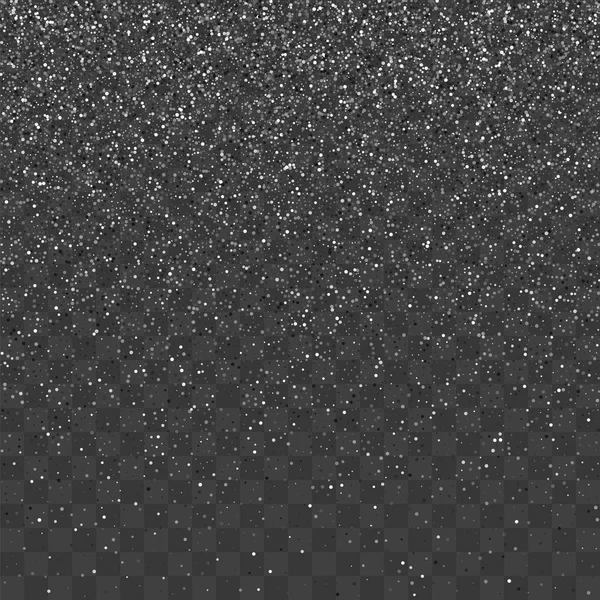 Confettis argent paillettes. — Image vectorielle